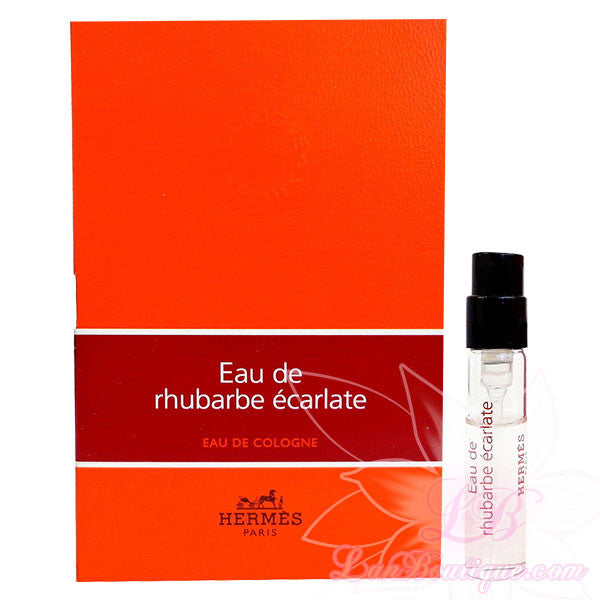 Eau De Rhubarbe Ecarlate by Hermes - 2.0ml /0.06fl.oz. Eau de Cologne