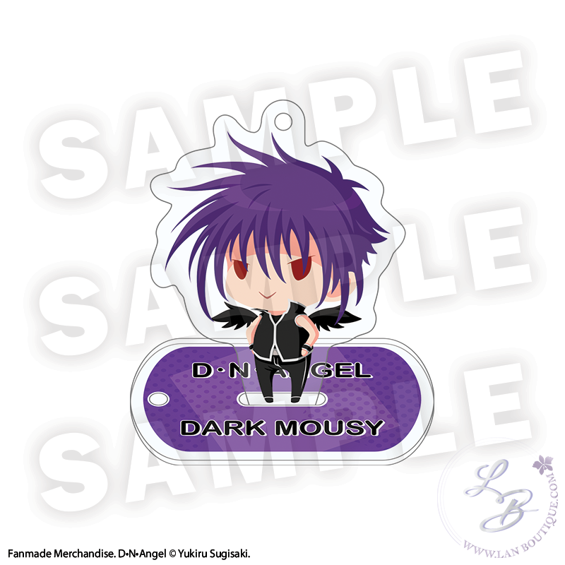 DNAngel Chibi Series Acrylic Stand Keychains Vol.1 Main Characters Edition Fan Merchandise
