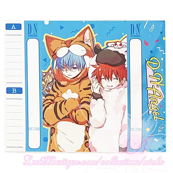 DNAngel Exhibition Cassette Tape Index Cards