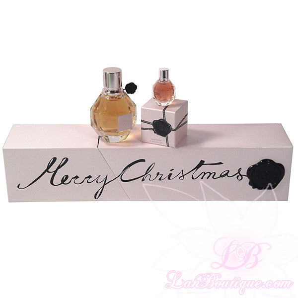 Flowerbomb by Viktor & Rolf 2pcs set: 50ml & mini 0.24fl.oz. Eau De Parfum