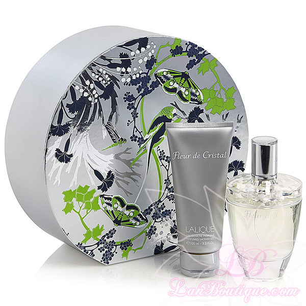 Fleur De Cristal by Lalique - 2pcs giftset - 100ml /3.3 oz EDP & Body Lotion