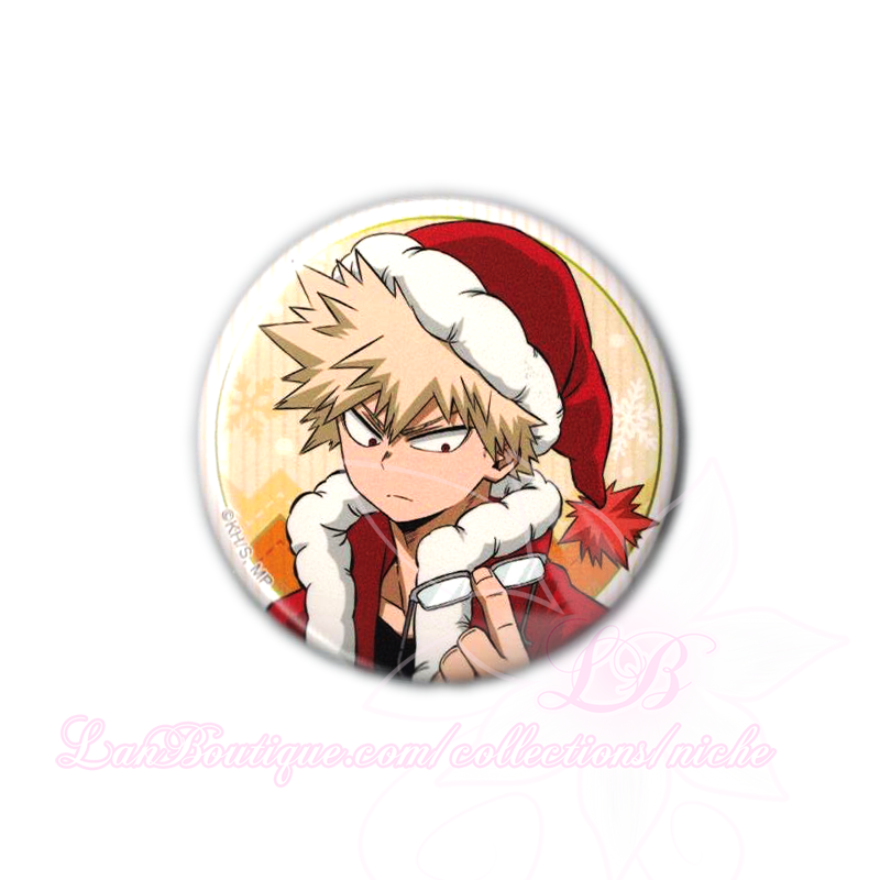 My Hero Academia Merry! Christmas! Character Badge Collection