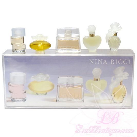 Nina Ricci 5pcs mini giftset: L'air Du Temp, Farouche, Love in Paris, Fleur de Fleurs, Premier Jour