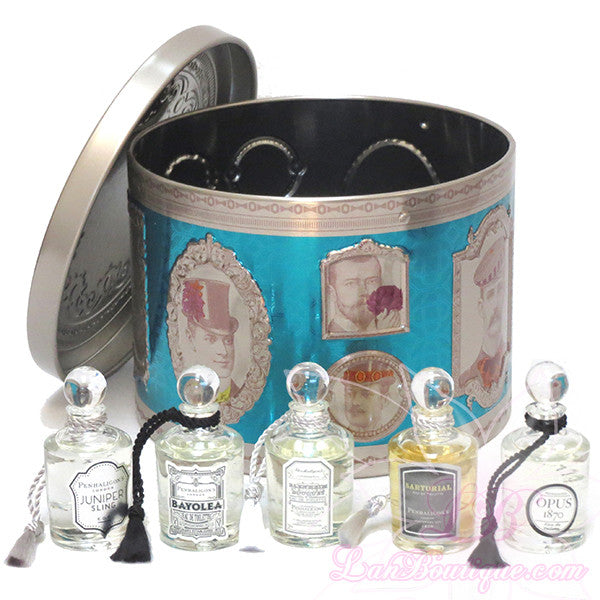 Penhaligon's Men 5pcs mini set: Bayolea, Blenheim Bouquet, Juniper Sling, Opus, Satorial