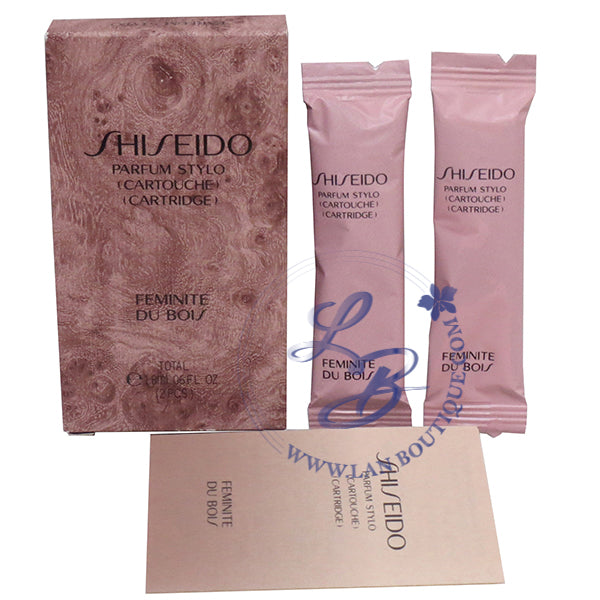 Feminite Du Bois by Shiseido - 0.9ml / 0.03fl.oz. Parfum Stylo refill Cartridge set of 2